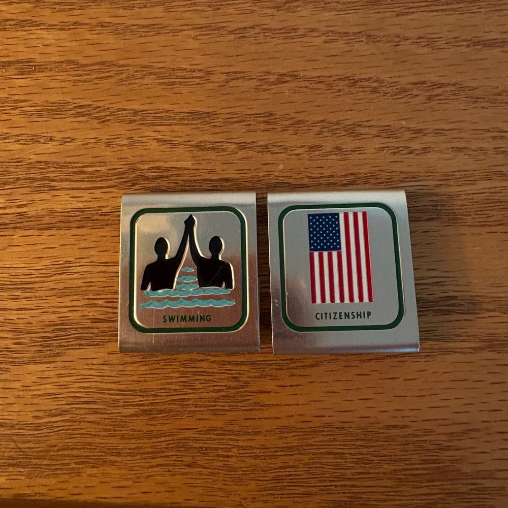 Boy Scouts Swimming Citizenship Badge Set